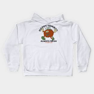 Happy tomato always fresh Kids Hoodie